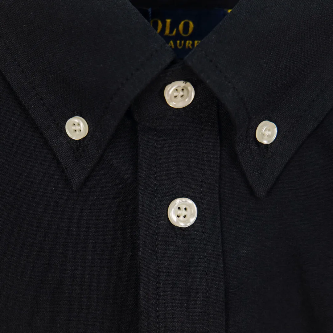 P270 zp version [Exclusive supply] Ralph Lauren/Ralph Lauren's classic evergreen single product 100 cotton Oxford spun old money style casual long-sleeved shirt. 100% restored workmanship. The entire garment is embedded with seams and clean edges. The upper back seams are reorganized for a better fit. ✅ 100 cotton Oxford spun on the face. Pre-wash treatment. The texture is tight and soft. ✅ Custom dyed original pearlescent white bottom buttons. Size partitions. ✅ Special shaped chiffon foil is included in the collar door tube. It is not easy to deform and pull. ✅ RL classic version of the Oxford shirt. The thick and crisp feeling brought by the Oxford cloth. It can be worn alone or as an outer layer. It can be worn in all seasons. It is a must-have item for the wardrobe. Get it with your eyes closed. Color: black, white, pink, blue, carbon gray, khaki, navy blue and red label, dark blue and white label (8 colors) Size: S M L XL Number: WW10968
